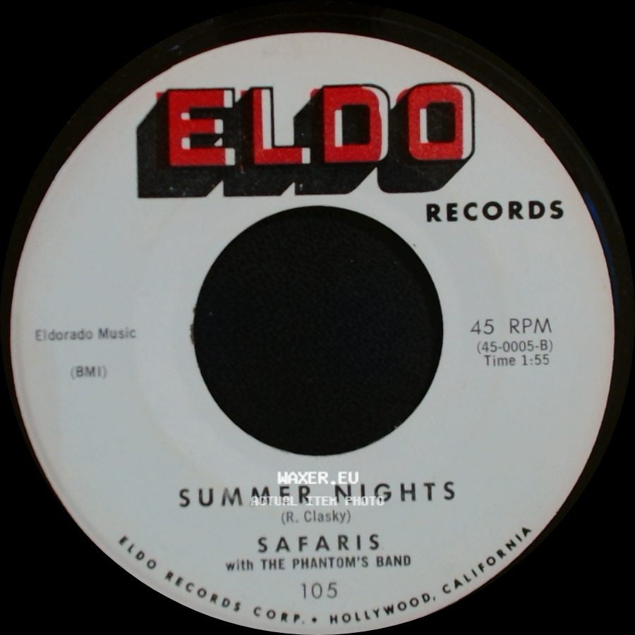 Safaris With The Phantom's Band - Summer Nights / The Girl With The Story In Her Eyes side A