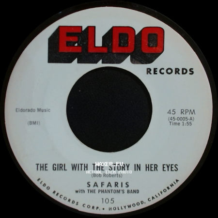 Safaris With The Phantom's Band - Summer Nights / The Girl With The Story In Her Eyes side B