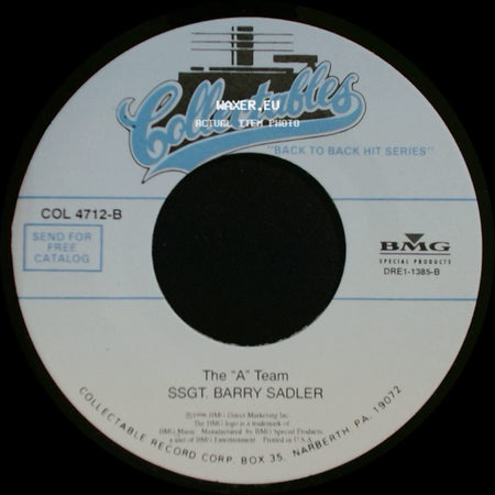Ssgt. Barry Sadler - The 'a' Team / The Ballad Of The Green Berets side A