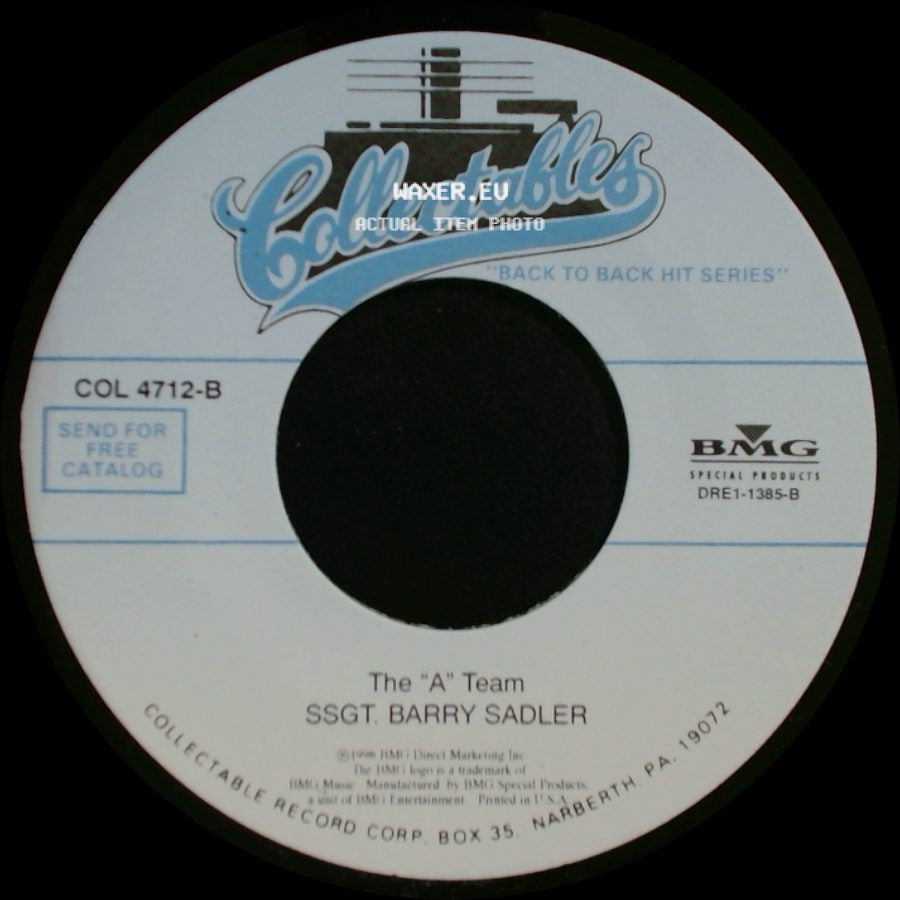 Ssgt. Barry Sadler - The 'a' Team / The Ballad Of The Green Berets side A