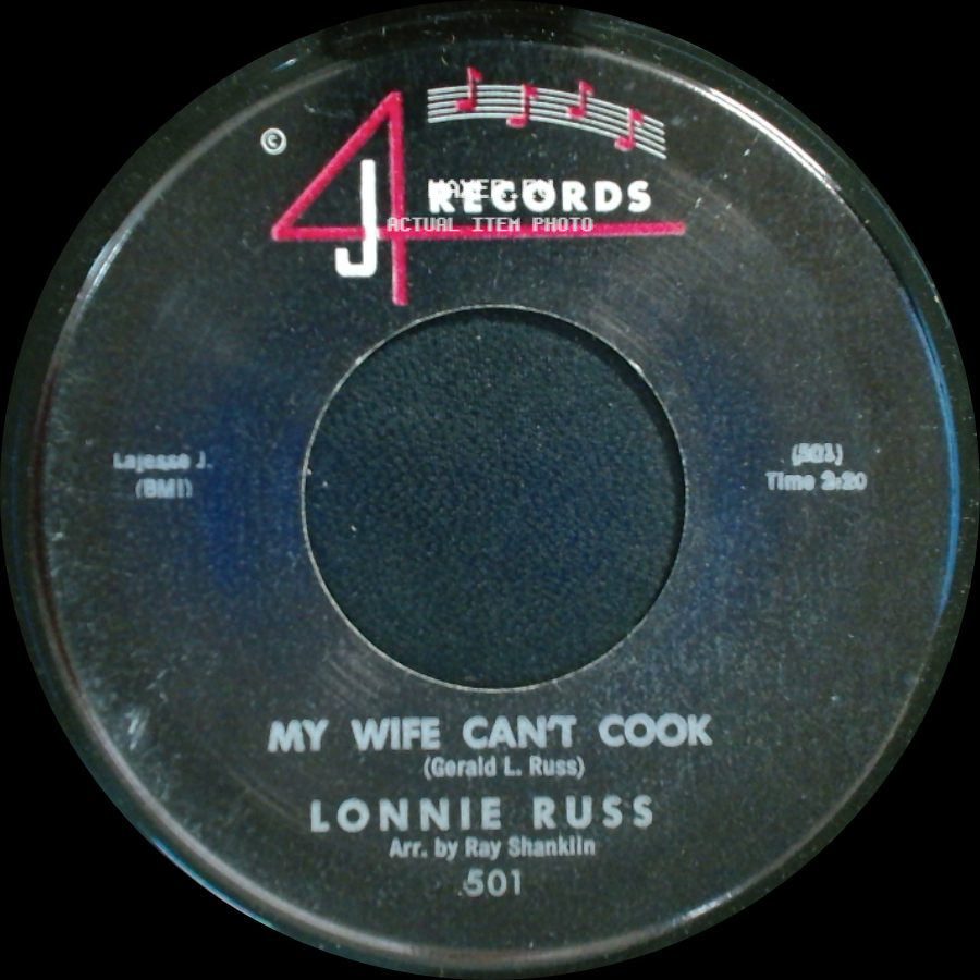 Lonnie Russ - My Wife Cant Cook / Something Old, Something New side A