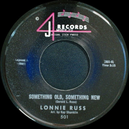 Lonnie Russ - My Wife Cant Cook / Something Old, Something New side B