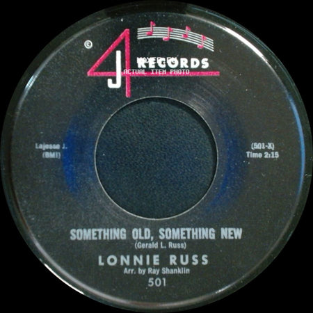 Lonnie Russ - Something Old, Something New / My Wife Can't Cook side A