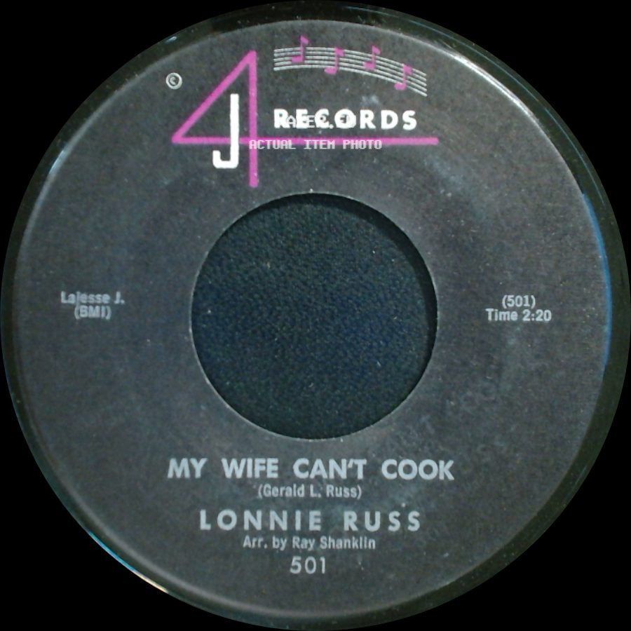 Lonnie Russ - Something Old, Something New / My Wife Can't Cook side B