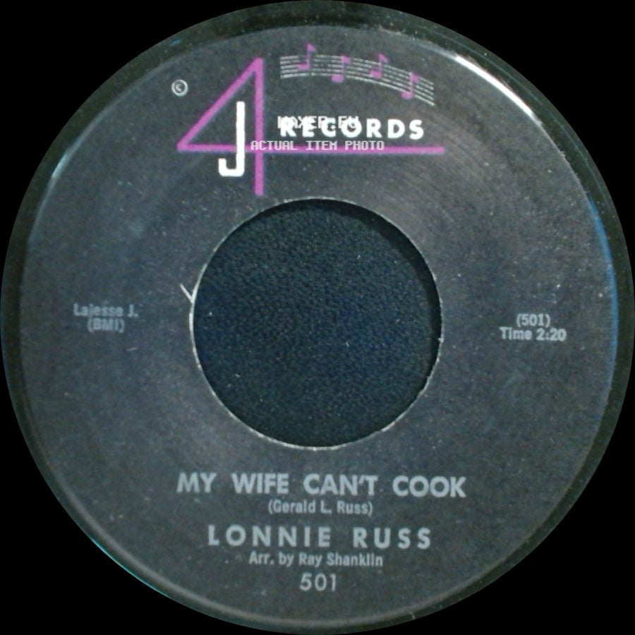 Lonnie Russ - My Wife Can't Cook / Something Old, Something New side A
