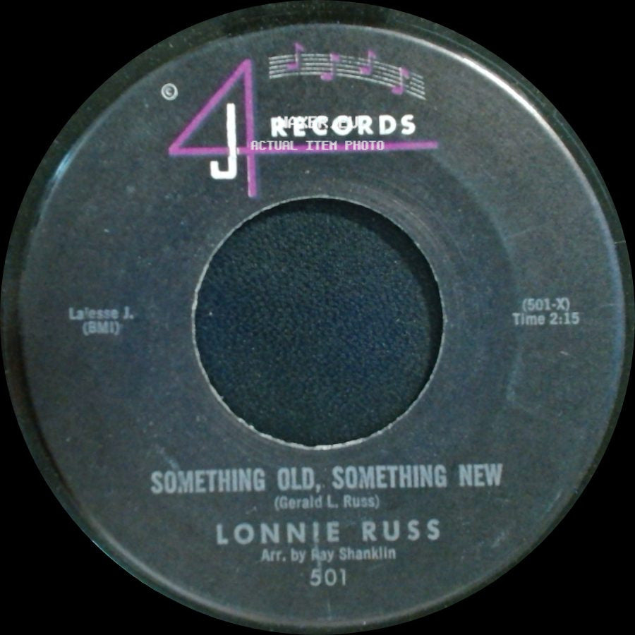 Lonnie Russ - My Wife Can't Cook / Something Old, Something New side B