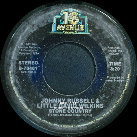Johnny Russell & Little David Wilkins - Stone Country / Butterbeans side A