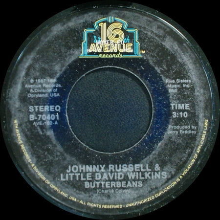 Johnny Russell & Little David Wilkins - Stone Country / Butterbeans side B