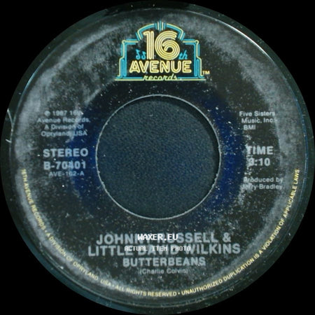 Johnny Russell & Little David Wilkins - Stone Country / Butterbeans side B