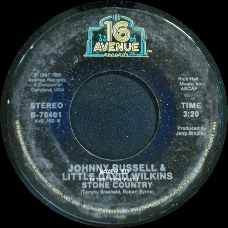 Johnny Russell & Little David Wilkins - Stone Country / Butterbeans side A
