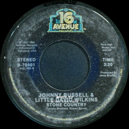 Johnny Russell & Little David Wilkins - Stone Country / Butterbeans side A