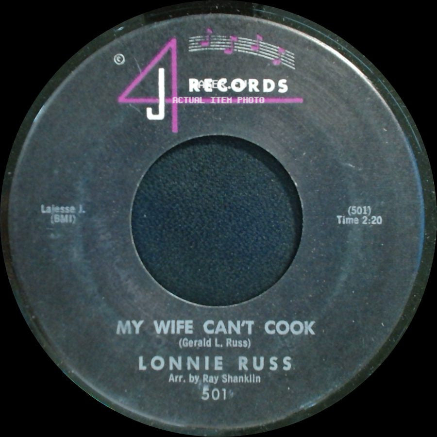 Lonnie Russ - My Wife Can't Cook / Something Old, Something New side A