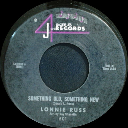 Lonnie Russ - My Wife Can't Cook / Something Old, Something New side B