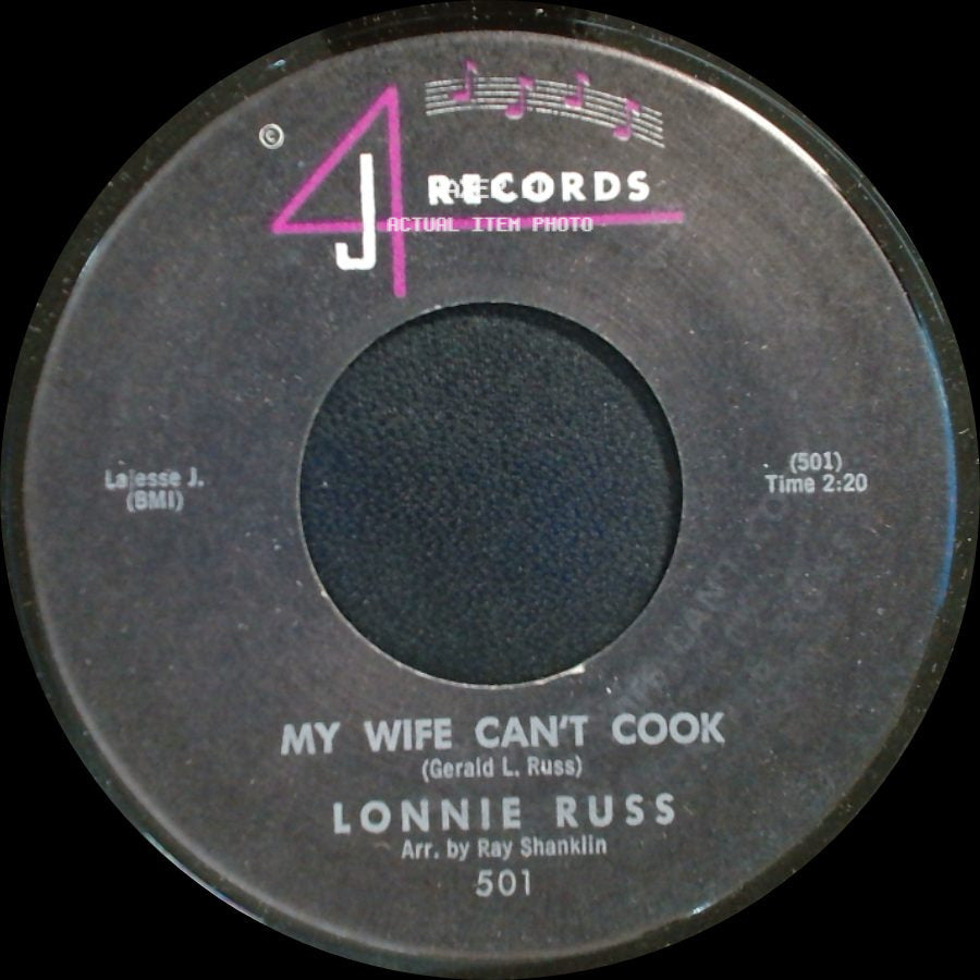 Lonnie Russ - My Wife Can't Cook / Something Old, Something New side A