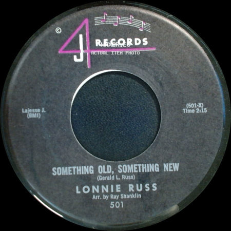 Lonnie Russ - My Wife Can't Cook / Something Old, Something New side B