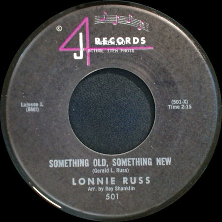 Lonnie Russ - Something Old, Something New / My Wife Can't Cook side A