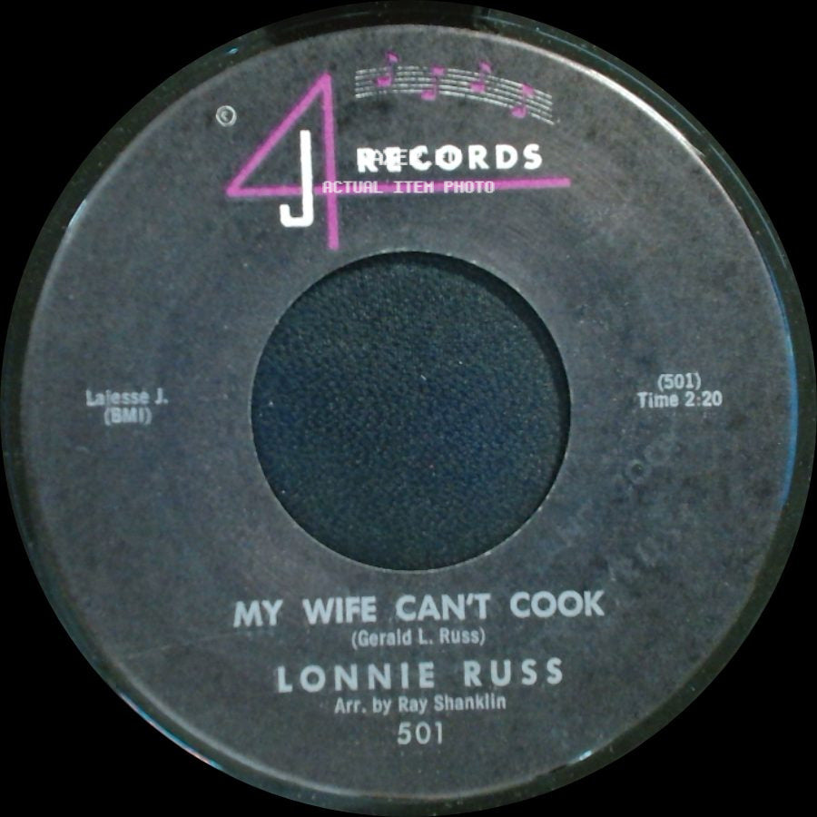 Lonnie Russ - Something Old, Something New / My Wife Can't Cook side B