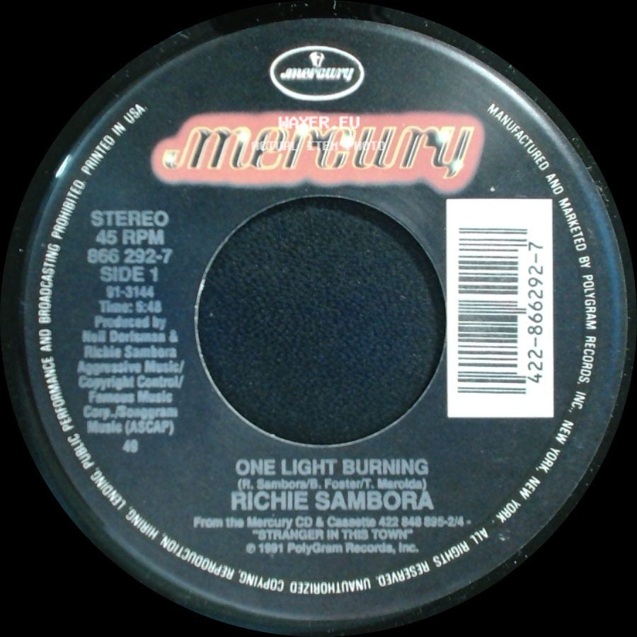 Richie Sambora - One Light Burning / River Of Love side A