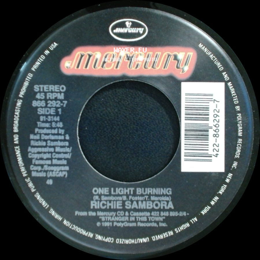 Richie Sambora - One Light Burning / River Of Love side A