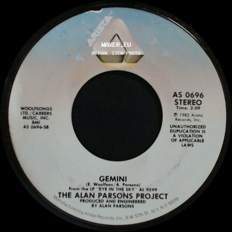 The Alan Parsons Project - Eye In The Sky / Gemini side B