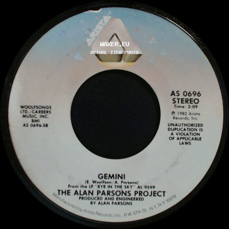 The Alan Parsons Project - Eye In The Sky / Gemini side B