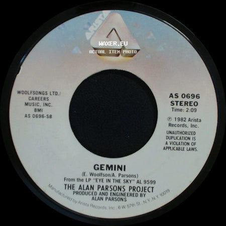 The Alan Parsons Project - Eye In The Sky / Gemini side B