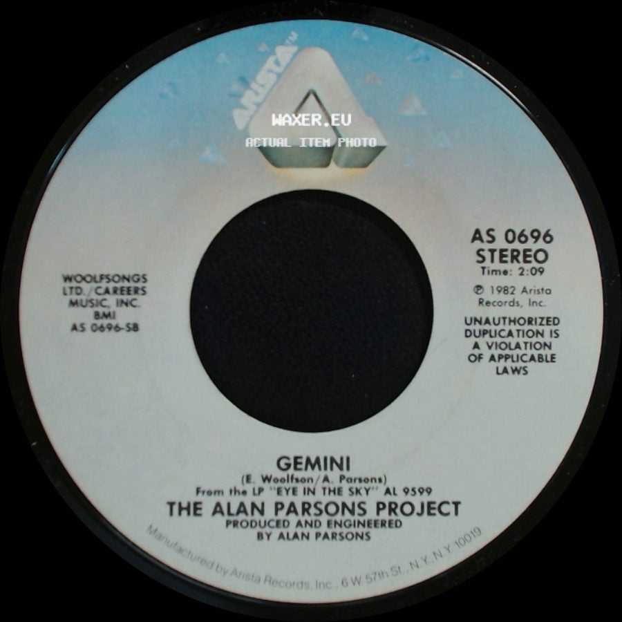 The Alan Parsons Project - Eye In The Sky / Gemini side B