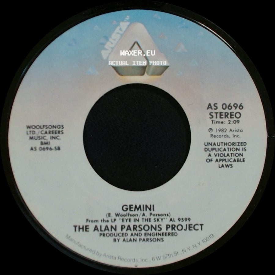 The Alan Parsons Project - Gemini / Eye In The Sky side A
