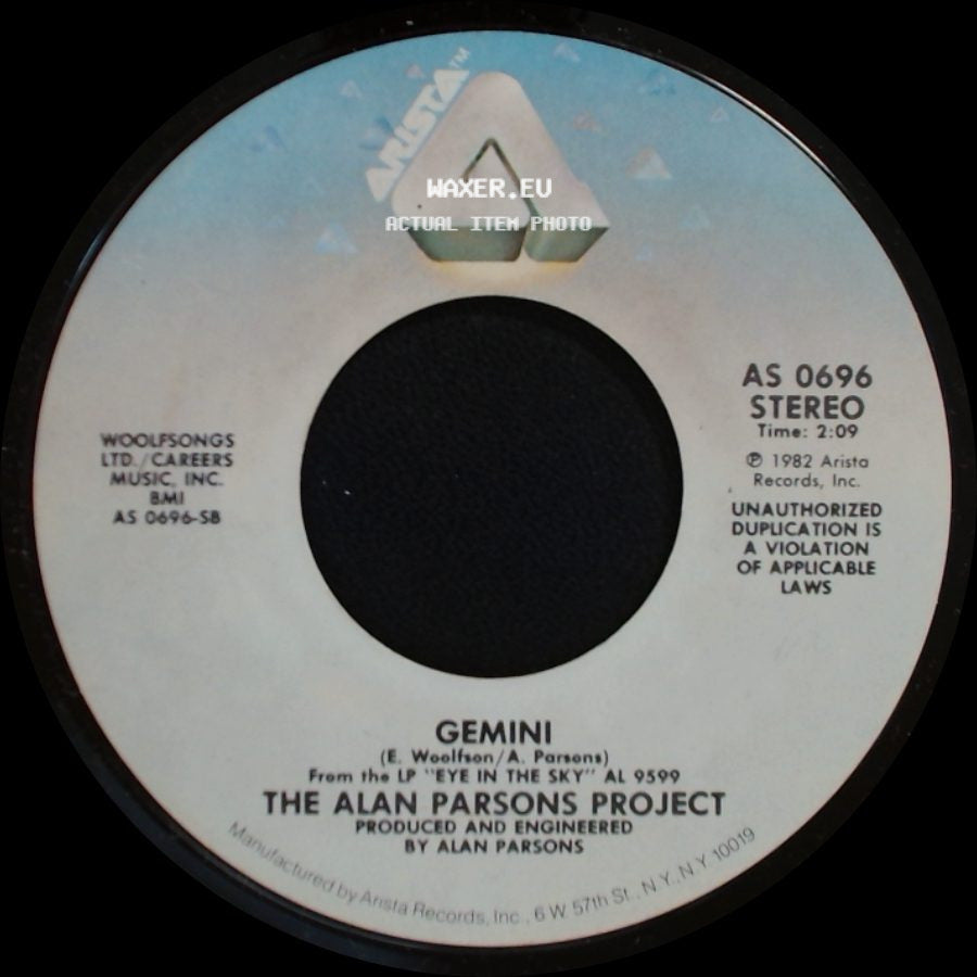 The Alan Parsons Project - Eye In The Sky / Gemini side B