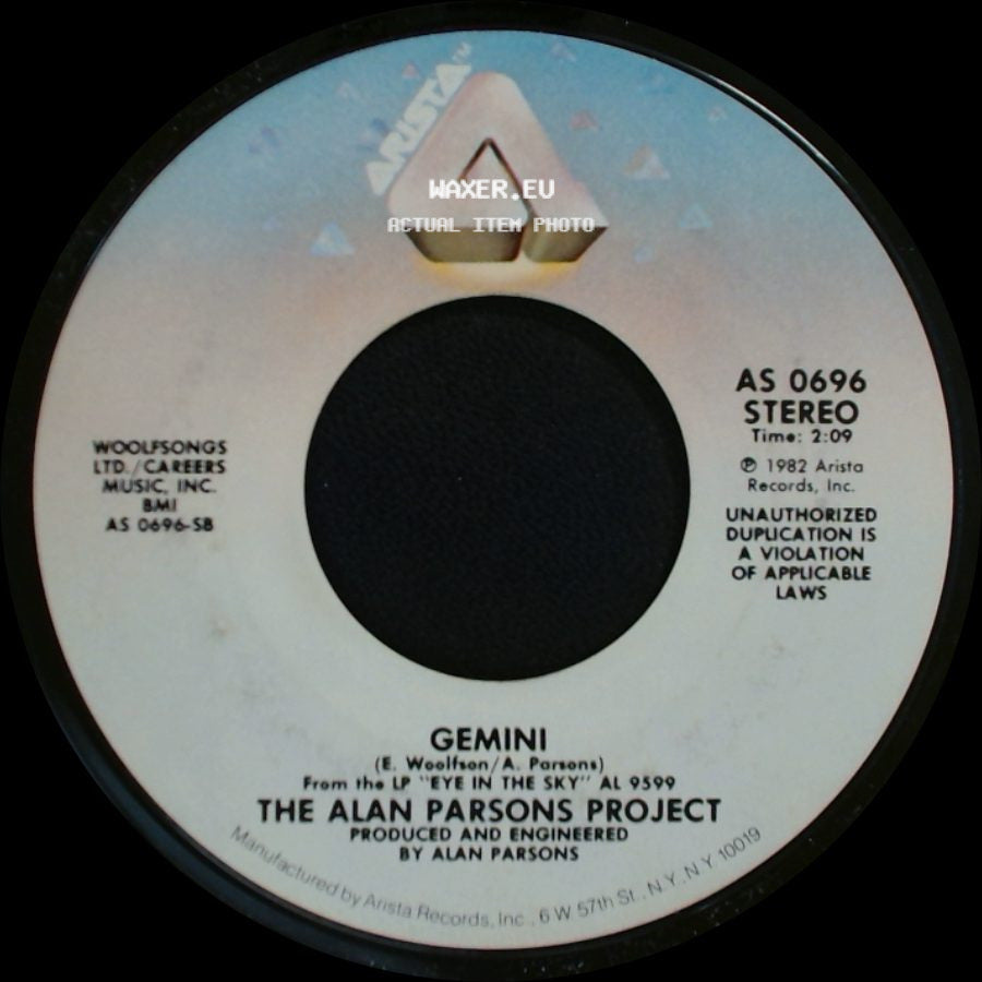 The Alan Parsons Project - Eye In The Sky / Gemini side B