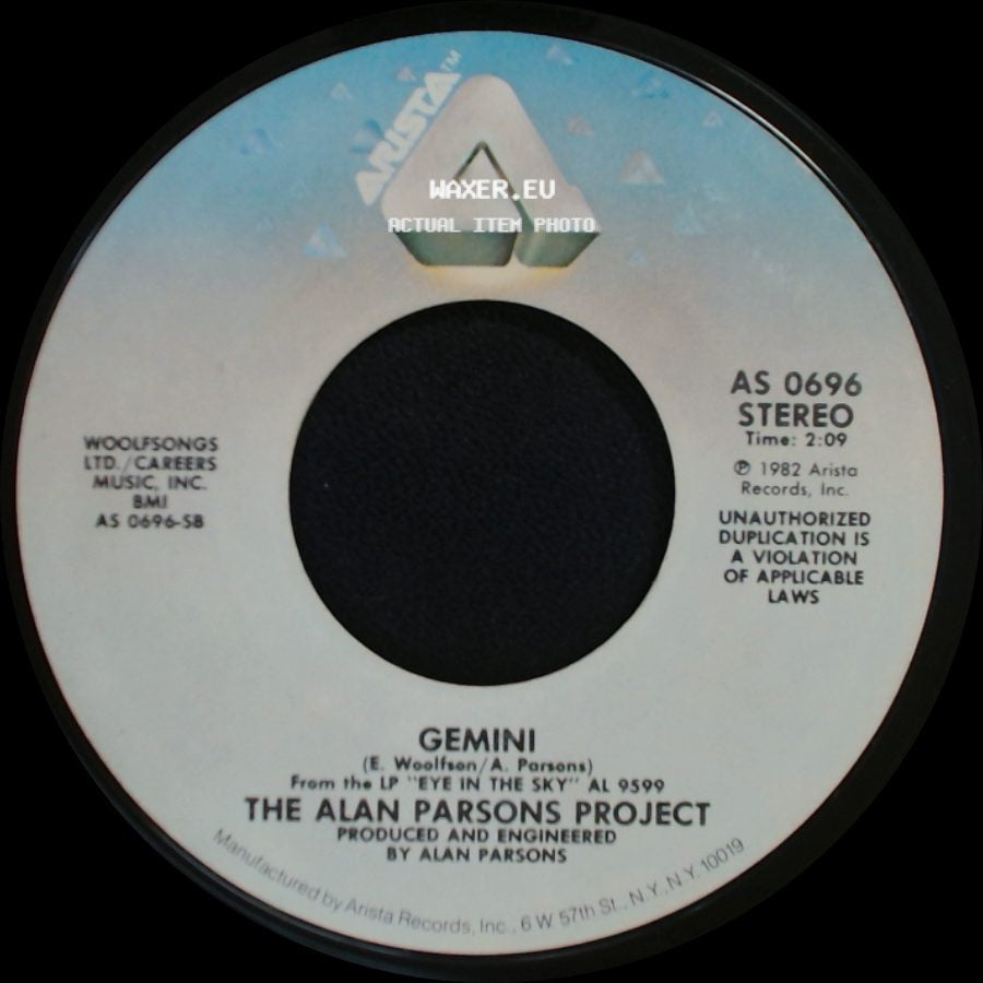 The Alan Parsons Project - Eye In The Sky / Gemini side B