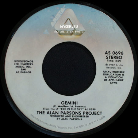 The Alan Parsons Project - Eye In The Sky / Gemini side B