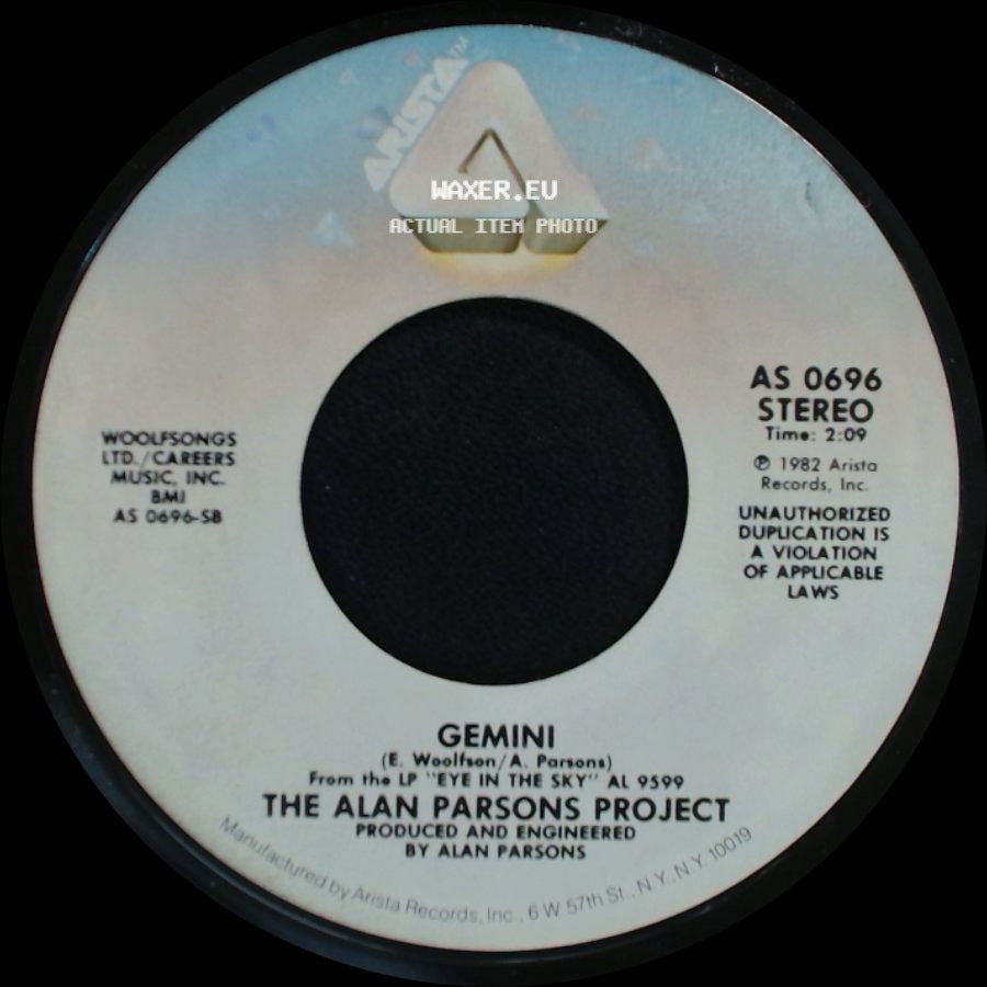 The Alan Parsons Project - Eye In The Sky / Gemini side B