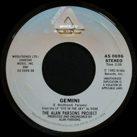 The Alan Parsons Project - Eye In The Sky / Gemini side B
