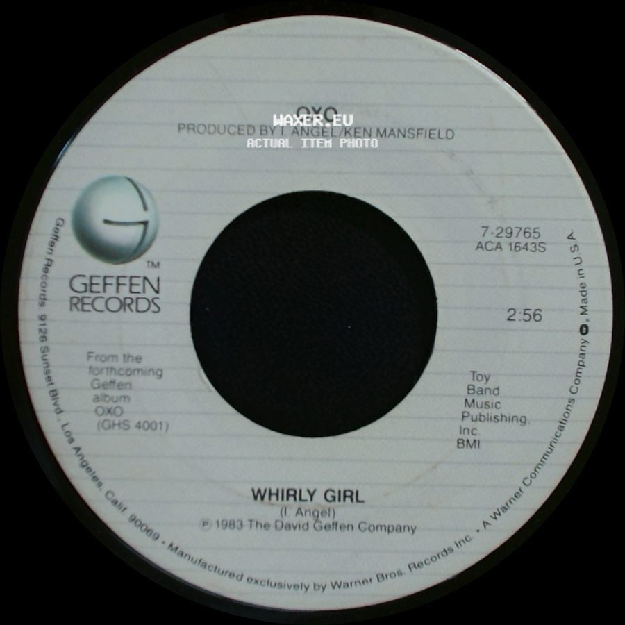Oxo - Whirly Girl / In The Stars side A