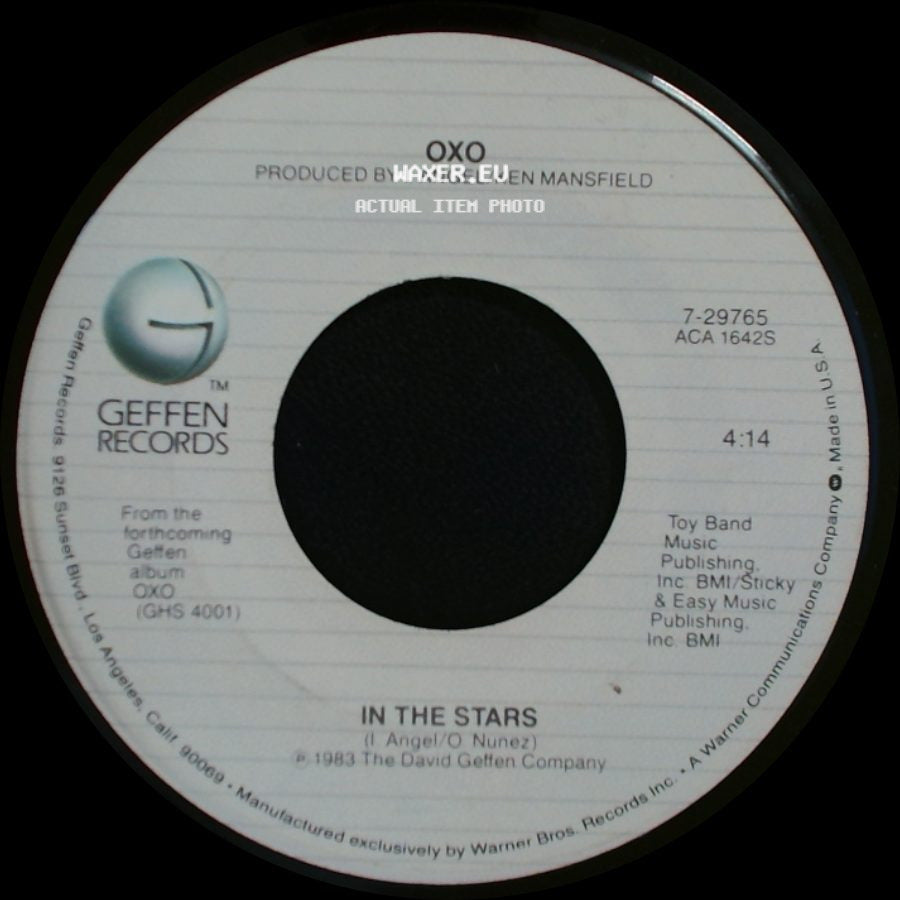 Oxo - Whirly Girl / In The Stars side B