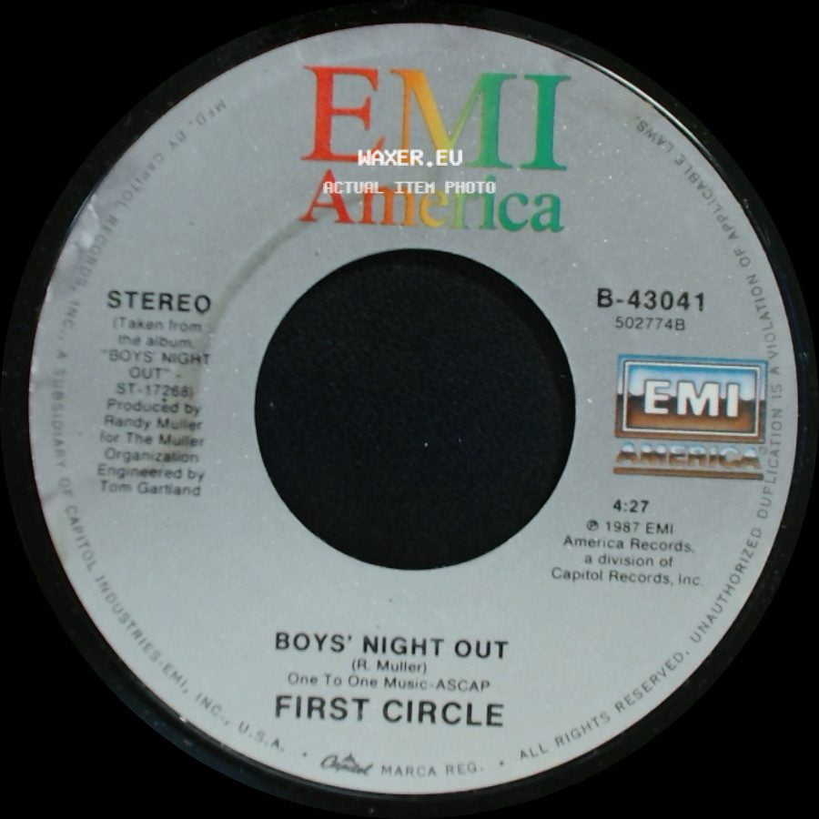 First Circle - Boys' Night Out / Can't Find A Love side A