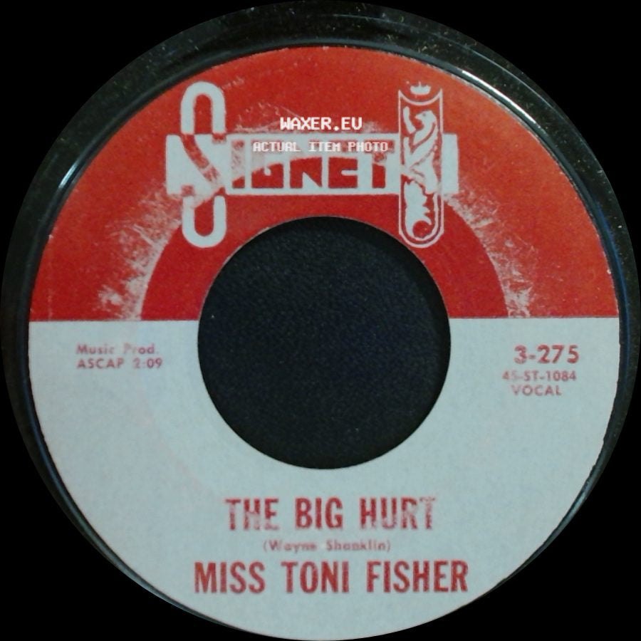 Miss Toni Fisher - Memphis Belle / The Big Hurt side B