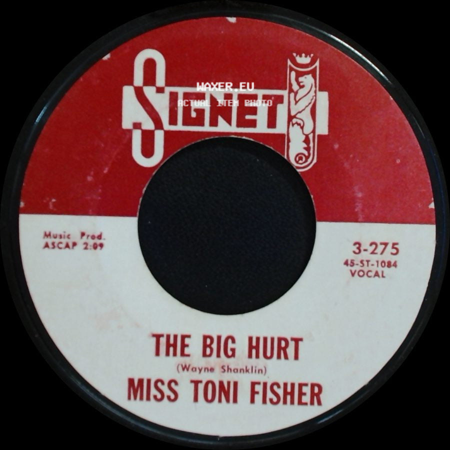 Miss Toni Fisher - Memphis Belle / The Big Hurt side B