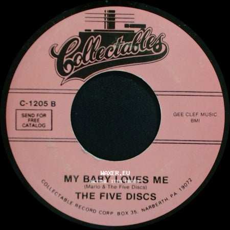 The Five Discs - My Baby Loves Me / Adios side A