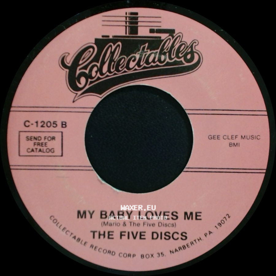 The Five Discs - My Baby Loves Me / Adios side A