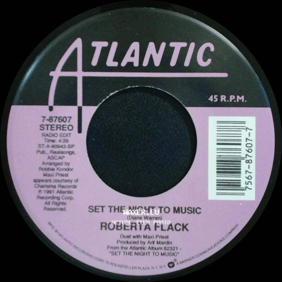 Roberta Flack - Set The Night To Music / Natural Thing side A