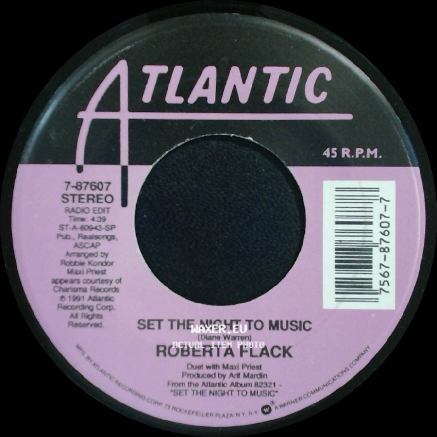Roberta Flack - Set The Night To Music / Natural Thing side A