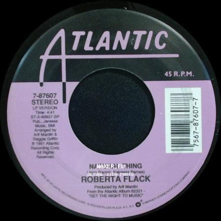 Roberta Flack - Set The Night To Music / Natural Thing side B
