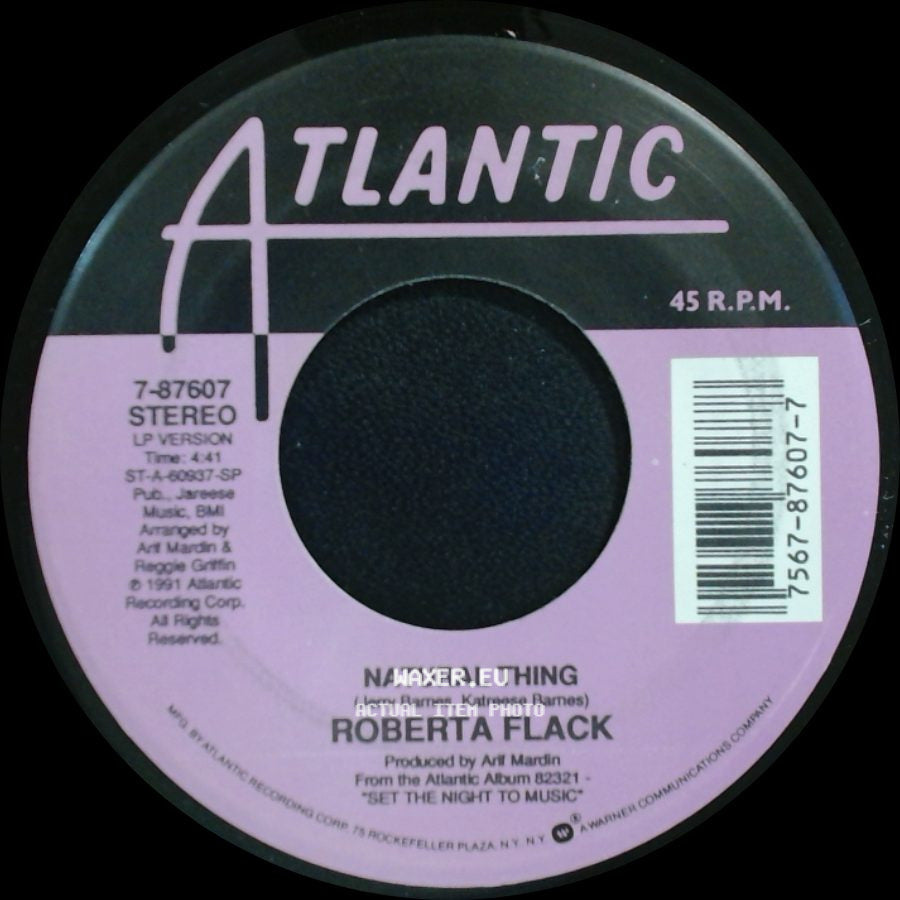 Roberta Flack - Set The Night To Music / Natural Thing side B