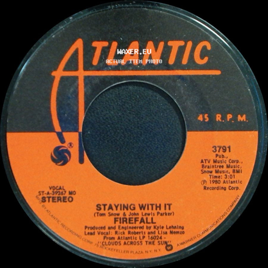 Firefall - Staying With It / Dreamers side A