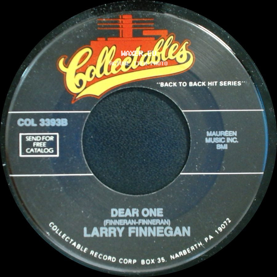 Larry Finnegan / Troy Shondell - Dear One / This Time side A