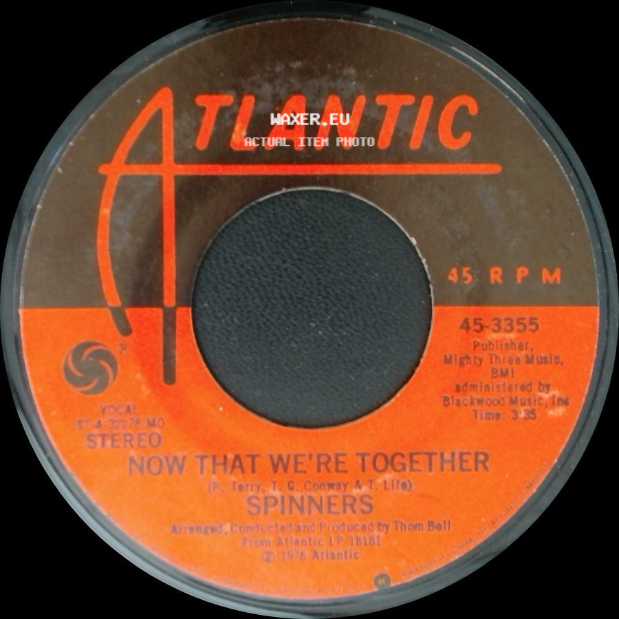 Spinners - The Rubberband Man / Now That We're Together side B