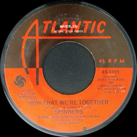 Spinners - The Rubberband Man / Now That We're Together side B