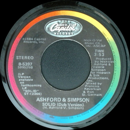 Ashford & Simpson - Solid (Dub Version) / Solid side A